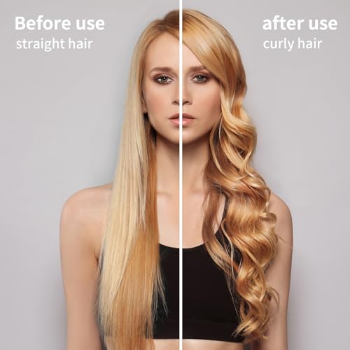 4 in 1 Hair Tool for Dyson Supersonic Hair Dryer Curling Attachment Automatic Curling Suit, Round Volume Brush + Automatic Curling Attachment for Dyson Airwrap Styler - Image 4