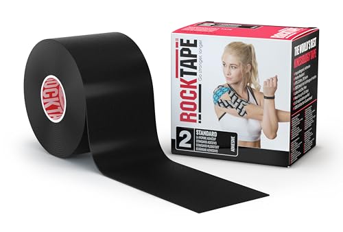 RockTape, Black, 2" x 16.4' (5cmx5m) by RockTape - Used condition - US$16.72