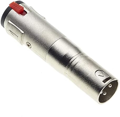 Adaptateur Jack 6,35mm (1/4”) Vers XLR Mâle 3 Broches - Connexion Sécurisée Avec Verrouillage - Pour Micro Et équipement Audio