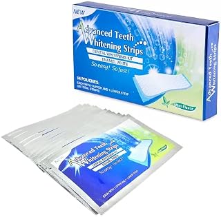 28Pcs Teeth Whitening Strips Advanced Teeth Whitening Strips Teeth Bleaching Strips Teeth Whitening Strips Kit for White Teeth and Fresh Breath
