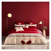 婚礼布団　掛け布団　布団カバー付き Amazon.co.jp: 掛け布団カバーセット, 1000TC 長繊維綿シックな刺繍