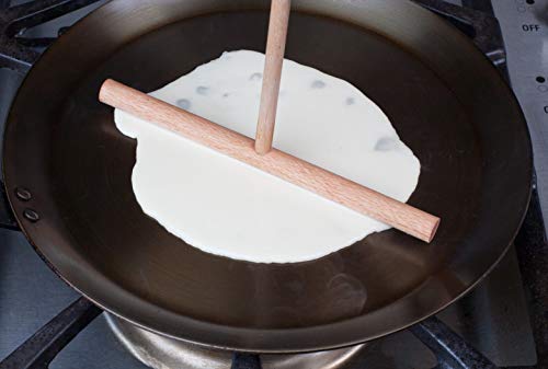 BelleVie Carbon Steel Crepe Pans Series (Dia 9 1/2\" x H 5/8\")\" - Thumbnail 4