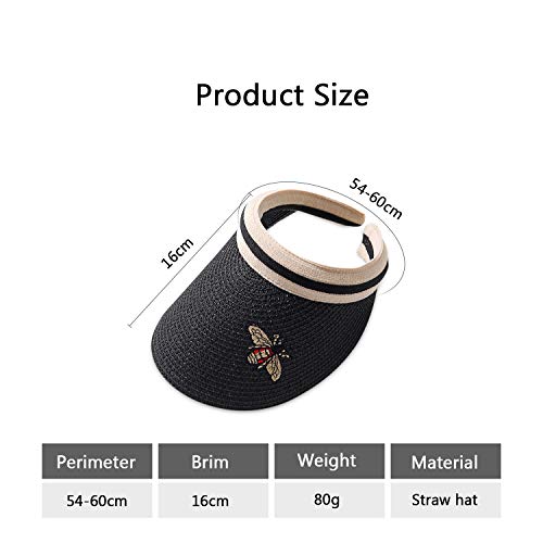 dorriso-Femmes-Visiere-Anti-UV-Pare-Soleil-en-Plein-Air-Bonnet-Chapeau-de-Soleil-Voyage-Cyclisme-Plage-Chapeau-Visiere-Chapeau-de-Paille