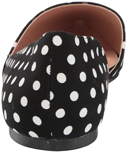 Journee Collection Womens Cortni Flat Black Dot 9 W3