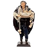 statue terracotta antiche  Holyart Statuina Terracotta Uomo con caciotta 45 cm presepe Napoletano