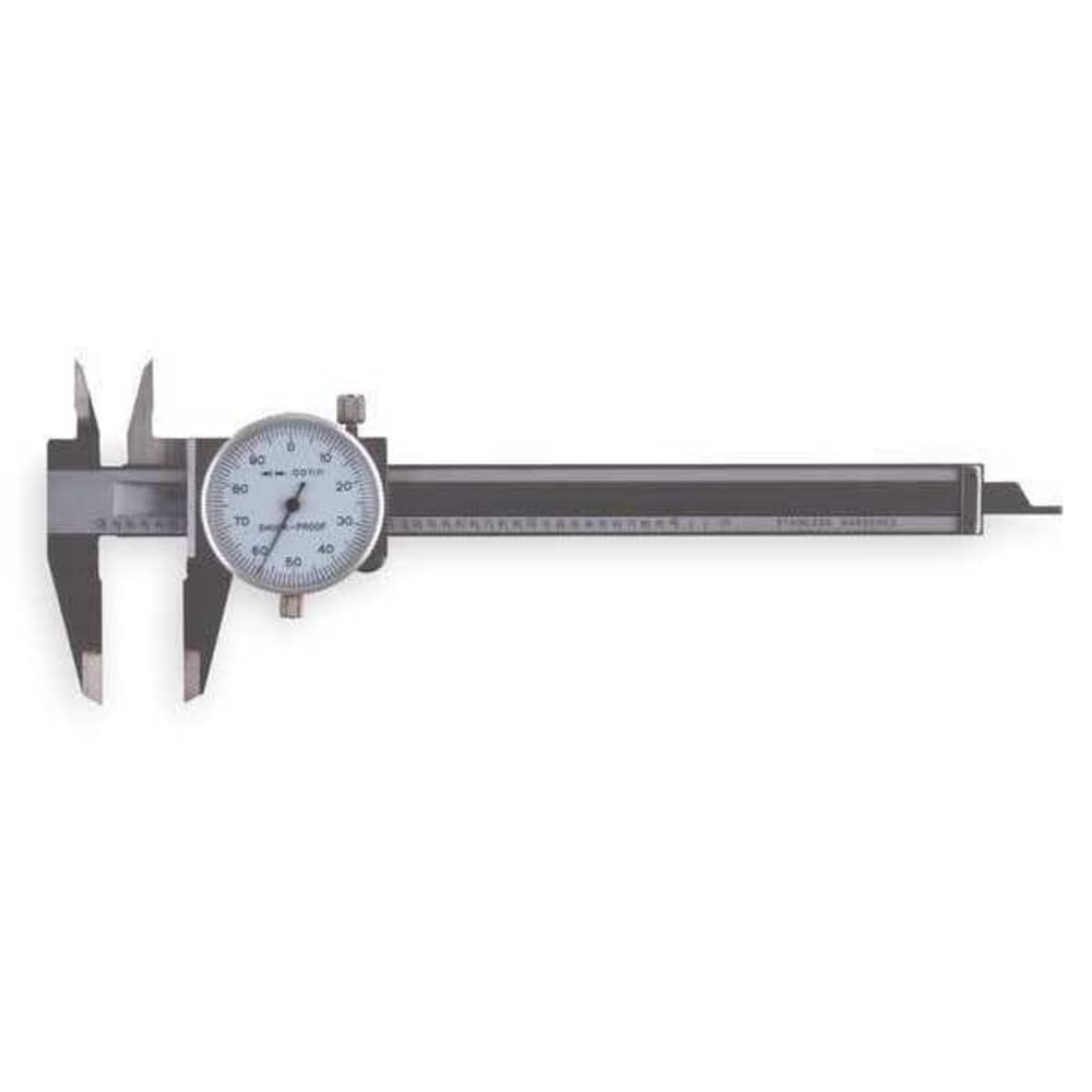 Dial Caliper,0-4 in,1.0 in Jaw