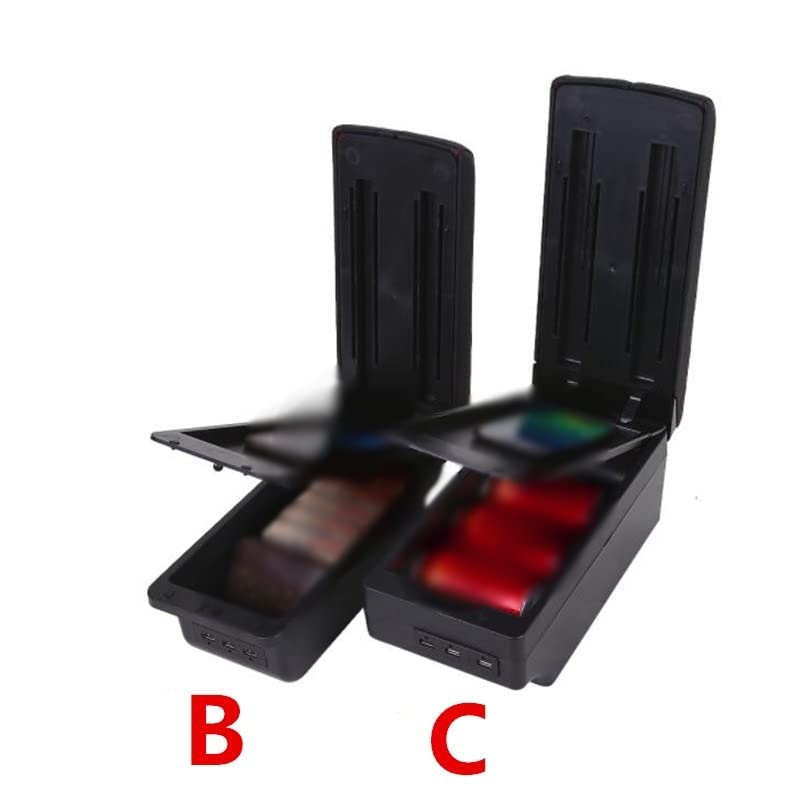 Box Bracciolo Console Centrale Per Leapmotor Per T03 2023-2025 Bracciolo Per Auto Vano Portaoggetti Centrale Con Portabicchiere Per Acqua Centrale Auto Braccioli(A