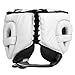 Title Boxing Leather Sparring Headgear, White, Large