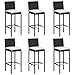 Wakects Tischhocker-Set, waschbares Kissen-Terrassen-Bar-Set für den Garten