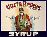 1PCS Uncle Remus Syrup Retro Vintage Tin Sign Tin Sign 7.8X11.8 Inch