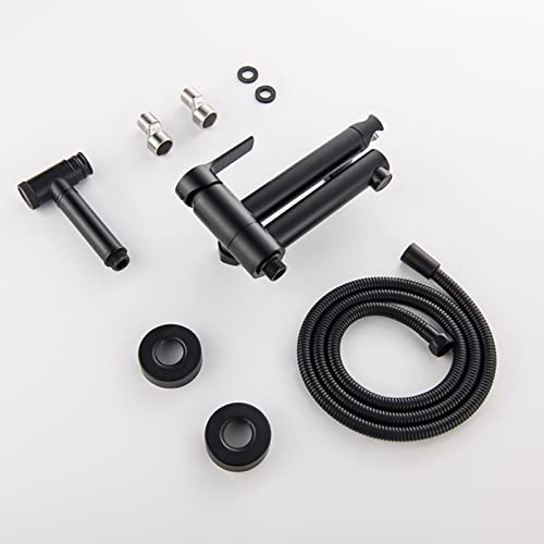 Fixation de pulvérisateur de robinet de bidet mixte mural pour WC - 3