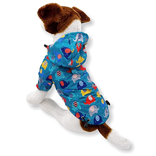 Manteau de pluie pour chat et chiot XXS avec fente pour laisse pratique - 8