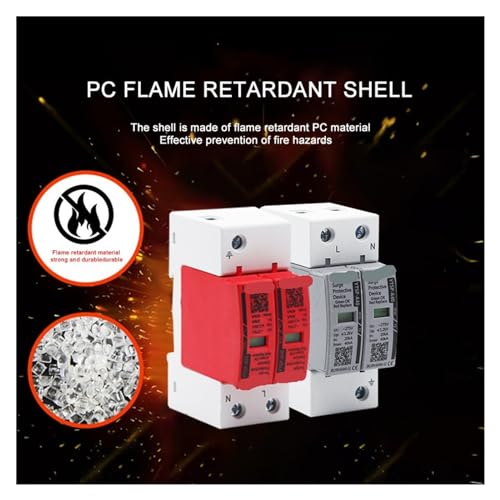 Pararrayos doméstico YRSP-A2-T2 y protector contra sobretensiones SPD AC 275V 2P 4
