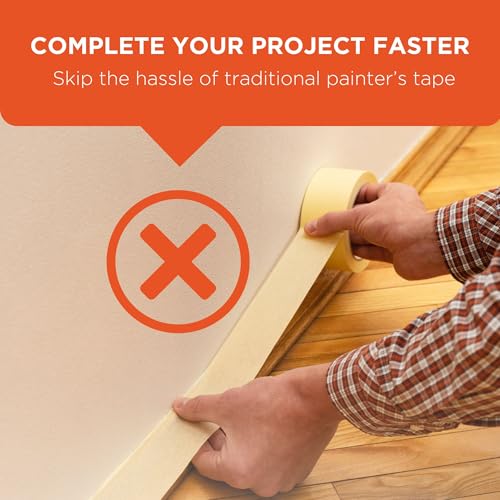 Black+Decker 12-Inch Paint Shield, Trim Guide for Painting Straight Lines - Image 3