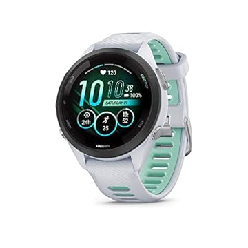 Monitor Cardíaco de Pulso com GPS Garmin Forerunner 265S Music Branco EU/PAC
