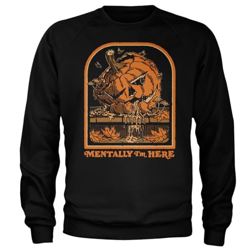 Sweat Steven Rhodes Mentally I'm Here avec imprimé satirique authentique