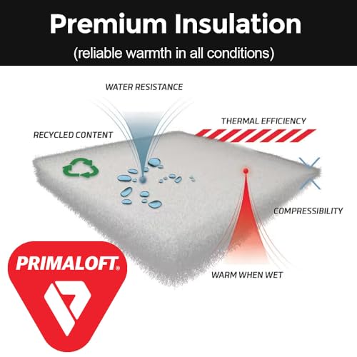 Mambe Waterproof Cascade Jacket, Full length insulated heat reflective jacket for extreme cold weather, Size Large, Navy3