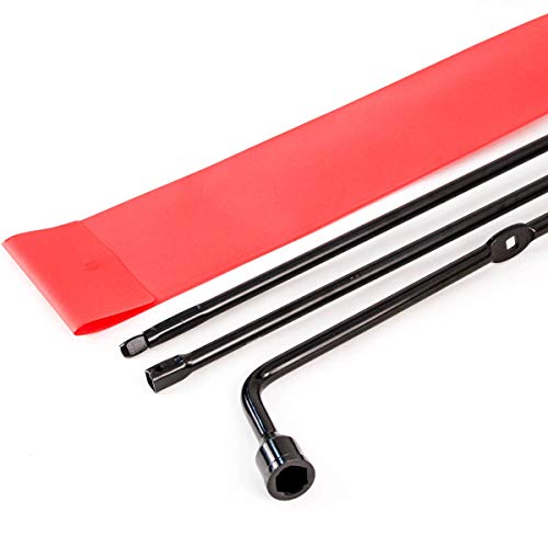 Red Hound Auto 2003-2007 Spare Tire Tool Replacement Set Kit for Jack Compatible with Ford Super Duty F250 F350 F450 F550
