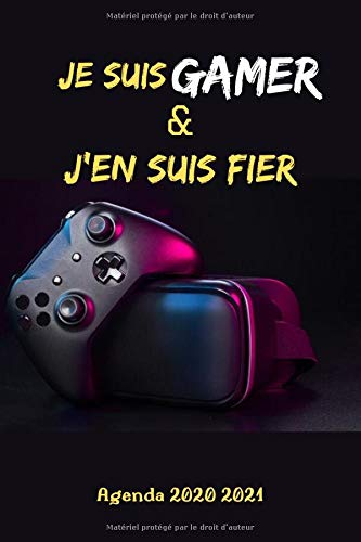 Télécharger Je suis gamer et j'en suis fier - Agenda 2020 2021: Agenda scolaire pour gamer de septembre 2020 à PDF Ebook En Ligne