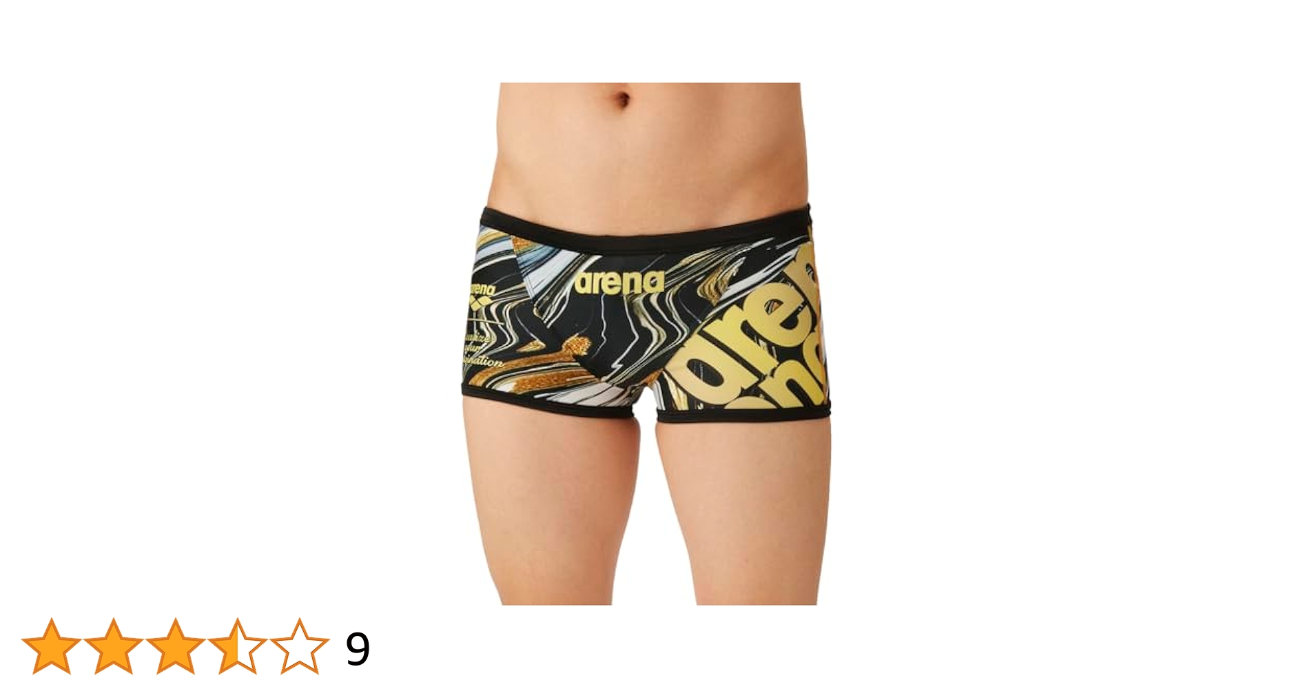 Arena 水着　AS4FWM21M 24年秋冬　ブラック✖︎ゴールド Arena 水着 AS4FWM21M 24年秋冬 ブラック✖︎ゴールド - メルカリ