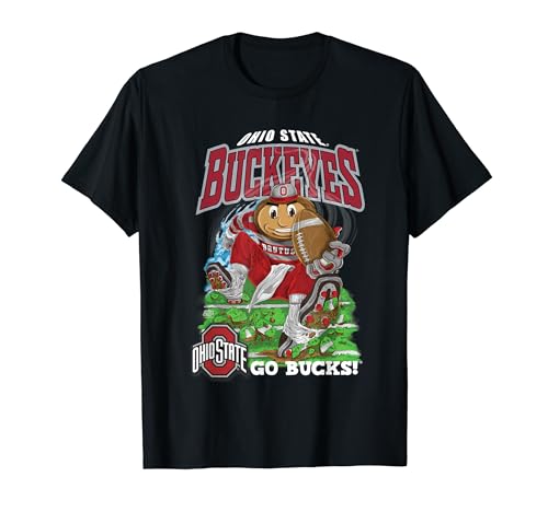 Ohio State Buckeyes Vintage Football Brutus T-Shirt