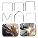 Amosfun 600pcs Auto Welding Staples Kit for Car Bumper Repair Versatile Hot Welding Staples for Vehicle Crack Restoration Includes for All