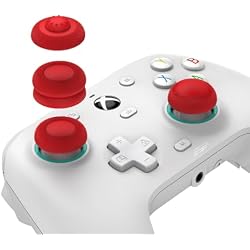 GameSir Thumb Grip Pack - أحمر، متوافق مع Xbox One/Series، PS4/PS5، وحدات تحكم Switch Pro