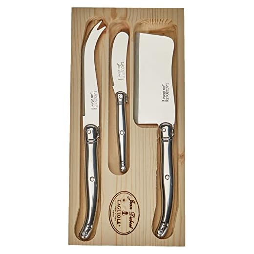 Laguiole Jean Dubost 97616 Käse-Set, 3 Stück, Edelstahl