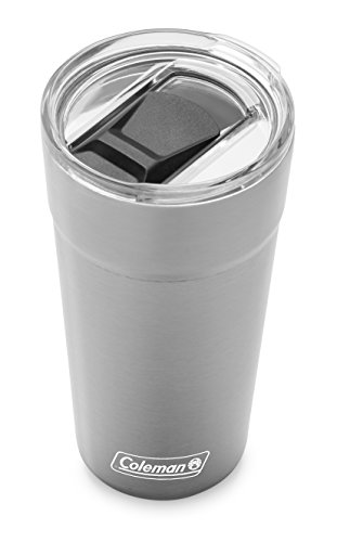 Copo térmico de aço inoxidável Coleman Brew, cinza, 590 ml