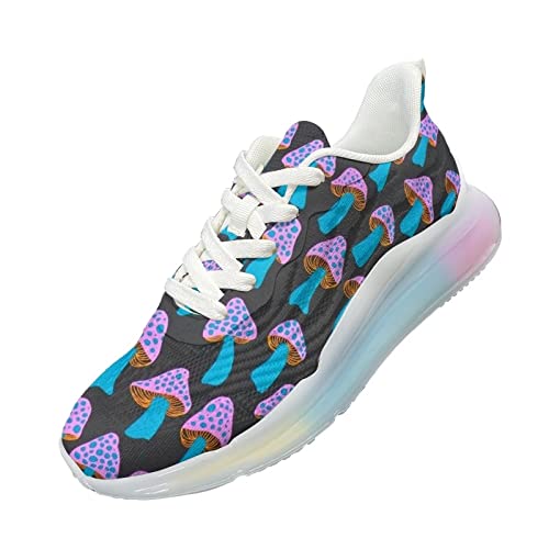 Chaussures de course en tricot pour femme chaqlin baskets de sport légères multicolores