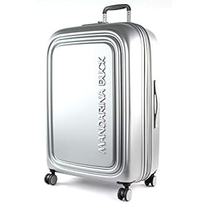 Mandarina Duck LOGODUCK + Trolley Large EXP / Zilver, 49x75x31(LxHxW)