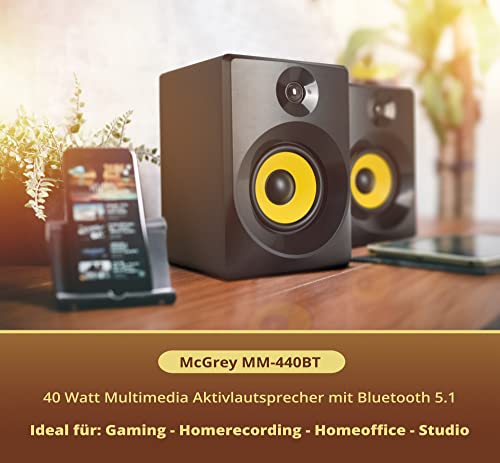McGrey MM-440 BT Enceinte active multimédia avec bluetooth - Les Beatles, Paul McCartney, John Lennon, RIngo Starr, George Harrison McGrey MM-440 BT Enceinte active multimédia avec bluetooth – Image 4