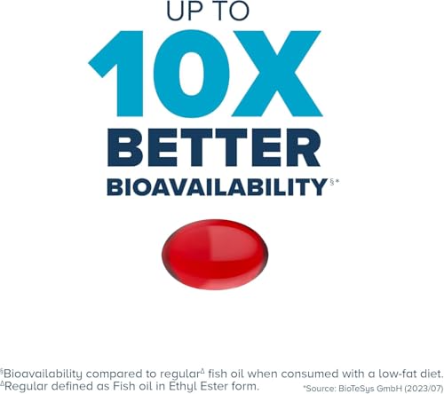 Qunol Advanced Omega 3 Krill and Fish Oil Complex, 10x Better Bioavailability, One Pill Dose, 250mg EPA & DHA, Supports Brain, Eye, Heart and Joint Health, 60 Count - Image 3