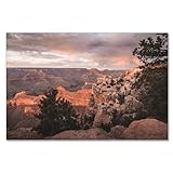  EYEZER Tableau photo grand canyon Arizona Grand Canyon Tableau sur toile Canyon Falls Nature Déco Imprimé Tableau Moderne Tableau Photo Chambre 40x60cm(16x24in) Sans cadre
