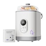 MAMAPRO Baby Bottle Washer Pro, Sterilizer & Dryer — Wash 6 Bottles at Once, All-in-One Cleaner for Bottles, Pump Parts & Baby Essentials – Replaces Hand Washing, Time-Saving for Busy Parents