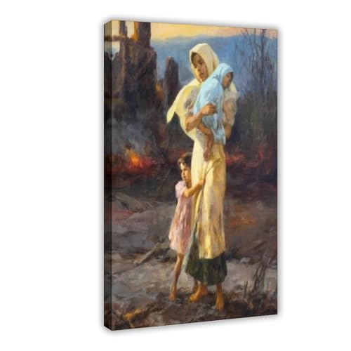 Peinture paysage philippin vintage une décoration murale raffinée