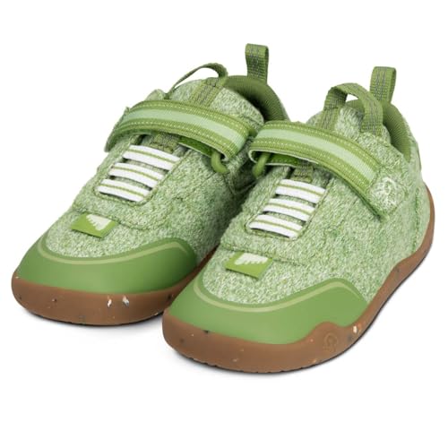 Giesswein Wooly Steps Barfußschuh Kinder Atmungsaktive Schuhe & Halbschuhe aus Merinowolle Flexible Zero-Drop Sohle rutschfest Leicht & Waschbar Ideal für Kindergarten & Alltag