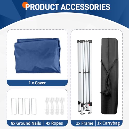 Carpa plegable impermeable portátil para camping miniatura 5