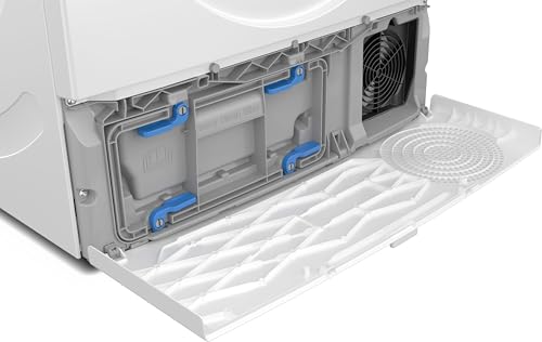 Siemens WQ33G2D41 iQ500, Wärmepumpentrockner 9 kg, schneller Trocknen mit speedPack, autoDry - schonende Trocknung, Halbe Beladung, Knitterschutz, Beladungsempfehlung, LED-Display, Weiß
