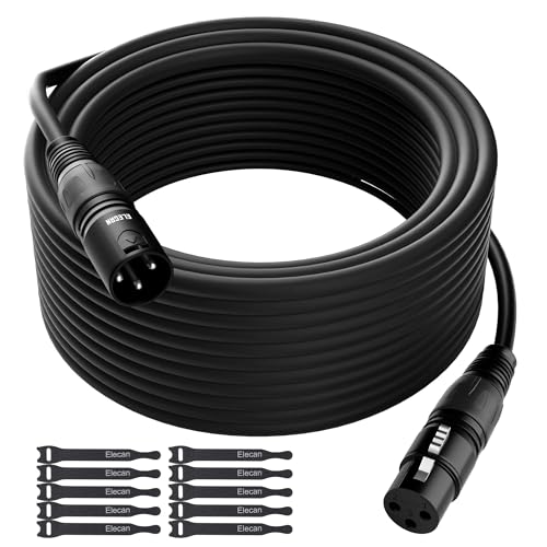 Elecan XLR Cable 30 Feet