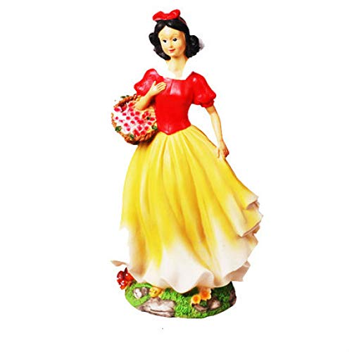 ZCQBCY Statue de décoration de Figurines de Jardin Blanche-Neige Nouvel an Figure Fleur Jardin Maternelle Sculpture décoration Artisanat Statue