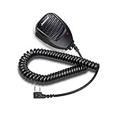 JUENTAI KMC-18 Two Way Radio Speaker Microphone (Black, Set of 1)