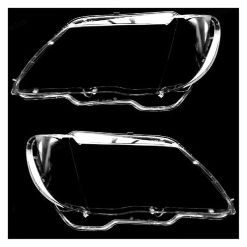 Abat-jour couverture phares avant haut de gamme en verre transparent pour BMW E65 E66 E67