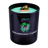 Naturally Wicked Spellbinding Luck Candle | Scented Crystal Spell Candle | Inc Unique Candle Gift Box