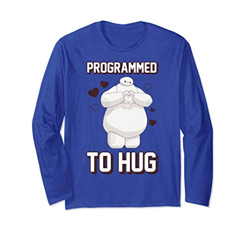 Disney Big Hero 6 Baymax Heart Programmed To Hug Manga Larga