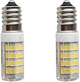 LumenTY [2er Pack KaltesWeiß] 4W E14 LED Lampe 51 SMDs Nicht Dimmbar - Ersatz für 35W Halogenlampen - 400lm - 6000K - 360°Abstrahwinkel - LED Leuchtmittel SES E14 Edison Schraube LED Birnen