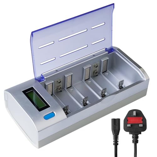 LCD Universal Battery Charger for AA AAA C D 9V NiMH Recharg