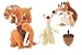 ICE AGE - 9 INCH PLUSH SET - 5 PIECE SET