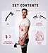 5 pcs Cleaver Butcher Costume - Halloween Costumes For Men - Adult & Teen One Size Fits All - 2023 Trending Fancy Dress - UK Based Brand