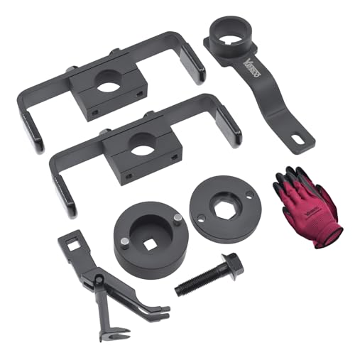 Image of Engine Timing Tool Kit Compatible with Ford 4.6L 5.4L 6.8L 2-Valve and 4-Valve Engine with Valve Spring Compressor Tool, 6 Pcs Camshaft Holding Tool, Crankshaft Camshaft Positioning Tool, 303-557 6477